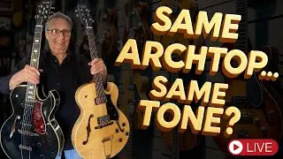 Live Jazz Guitar Show - Live Heritage H-575 Archtop Review & More!