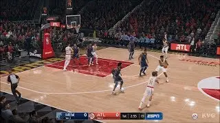 NBA Live 19 - Atlanta Hawks vs Washington Wizards - Gameplay (HD) [1080p60FPS]