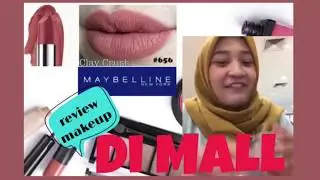 REVIEW MAYBELLINE LIPSTIK THE CREAMY MATTE SHADE CLAY CRUSH (parody) DI MALL