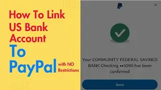 How to link US Bank Account To PayPal