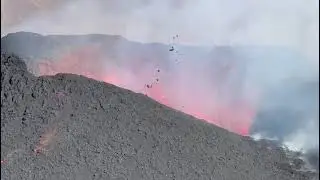 *IN the VOLCANO*; Sundhnukur Eruption, SW Iceland #lava #eruption #rocks #geology #travel #nature
