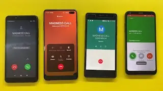 Incoming Call Vernee Thor E Vs Samsung Galaxy S10+ / Outgoing Call Q6 Plus Vs Xiaomi Mi 6