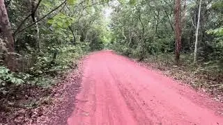 Ancient West Baray Reservoir Accessible Road from Main Road