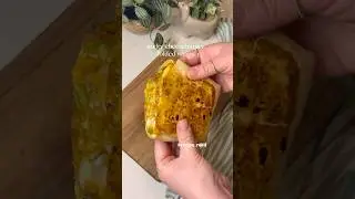 Melty cheeseburger folded wraps