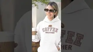 Get our &ldquo;Coffee Weather&rdquo; Hoodie now! Link in bio! #imagineprintsbysz #hoodie #coffee