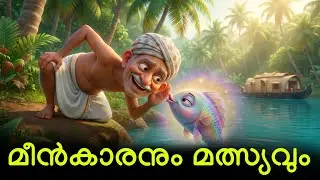 മീൻ മനുഷ്യനോട് സംസാരിച്ചപ്പോൾ സംഭവിച്ചത്! 😲 | The Talking Fish Story | Malayalam Kids Story #cartoon
