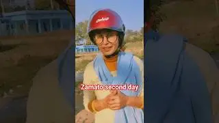 Delivery Girl Zomato ||Second day #shorts #zamato #delivery girl