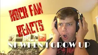 ROCK FAN REACTS: FIRST TIME HEARING!!! NF When I Grow Up