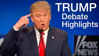 Donald Trump Republican Debate Highlights (Lowlights)