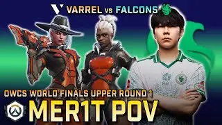 [ Mer1t ] HIM on Hitscan | Varrel vs Team Falcons | OWCS World Finals Upper Round 1