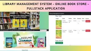 Library management system Using JavaScript Node JS Express JS | Full Stack project