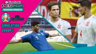 Slovakia vs Spain Euro 2020 PES 2021 Simulation