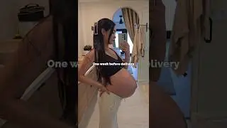 before and after baby delivery