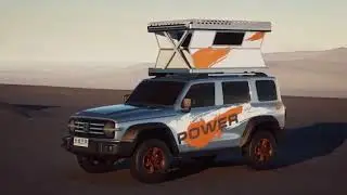 Electric hard shell rooftop tent
