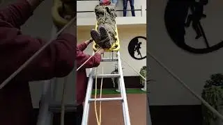 victim pulling on ladder #victim #rescue #spine #tips
