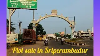 Plot sale in Sriperumbudur Sivanthangal Village 825 SF @16.5 lakhs north facing