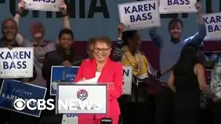 Rep. Karen Bass elected Los Angeles mayor, CBS News projects