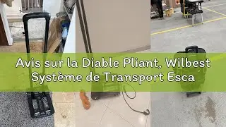 Avis sur la Diable Pliant, Wilbest Syst&egrave;me de Transport Escalier Durable L&eacute;ger Aluminium, Tout-Terra