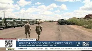 Arizona National Guard in Cochise County to help sheriff's office in the jail