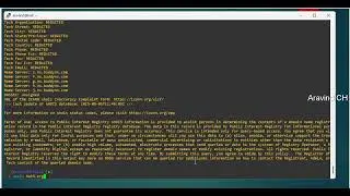 how to Verbose Whois Query in Kali Linux   Lesson 10