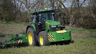 John Deere 7290R & Simba Cultivator