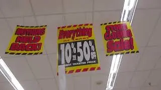 wandering around a closing kmart, december 2018