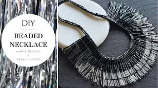 DIY Stylish Beaded Necklace with Bugle Beads | Beads Mouse x Marie Beadsy