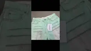 ACNE STUDIOS 1981m Glow in the dark denim Jeans