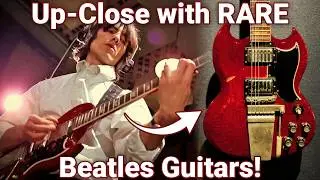 Рассматриваем самые легендарные гитары The Beatles.