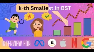 K-th Smallest in BST | DSA Tree Traversal
