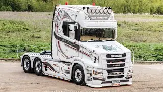 BULK TRANSFER LTD SCANIA 770S TORPEDO NextGeneration V8 // VERY LOUD SOUND [ONBOARD]