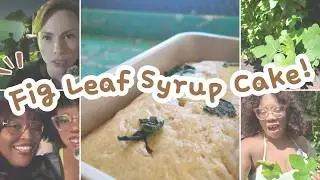 FIG LEAF SYRUP CAKE - No figs? No problem!