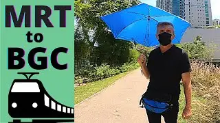 MRT to BGC - Walking tour of parks, gardens, budget eats in BGC and a second dose of the vaccine.