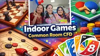 Common room, indoor games!  |PMCH|  College Foundation Day(CFD) celebration begins!🥳