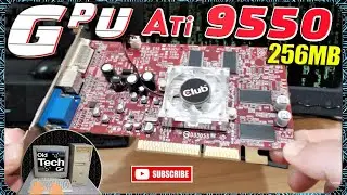 CLUB 3D ATI RADEON 9550 256MB DDR 128 bit AGP 8x GPU Graphics Card