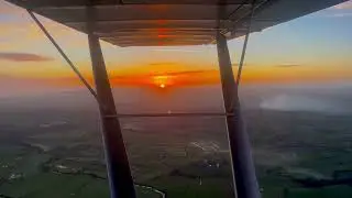 Skyranger Classic 912s evening sunset flying Kernan Valley Flying Club 