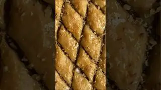 Фисташковая пахлава из Греции. #греческая #пахлава #фисташка #греция #десерт
