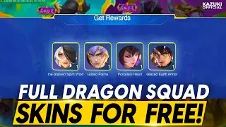 HOW TO CLAIM 4 DRAGON SQUAD SKINS FOR FREE!