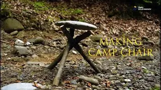 Making a camp chair  #bushcraft #survival #outdoors  #travel #nature #camping #chair #adventure