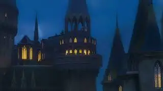 you just found a serene dark fantasy castle to study in.