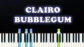 Clairo - Bubble Gum (Piano Tutorial)