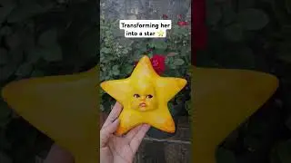 She's a Star ⭐️#doll #dolls #papiercraft #papermache