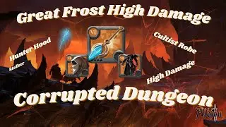 High Damage Great Frost Build I Albion Online Corrupted Dungeon I High Win Rate