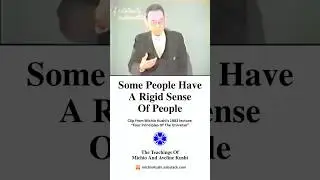 У некоторых людей жесткое представление о людях.