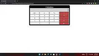I build a Calculator using HTML, CSS & JavaScript. || WebD with Charan