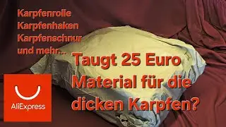 Sensation oder f&uuml;r die Tonne? Karpfen Zeugs von AliExpress. &Uuml;berraschung...
