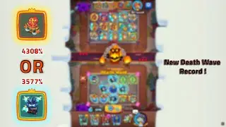 Rush Royale | Max Tesla or Max Blade Dancer? | New Death Wave Record!