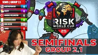 RISK World Cup 2025 SEMIFINALS: Group 2 Game 1 Ends in CHAOS! 💥