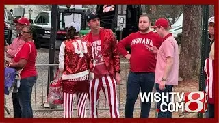 IU fans invade streets of Atlanta ahead of Peach Bowl