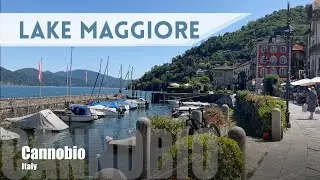 Exploring Cannobio and Luino - Ferry Ride & Bustling Market (Italy Travel in 4K)